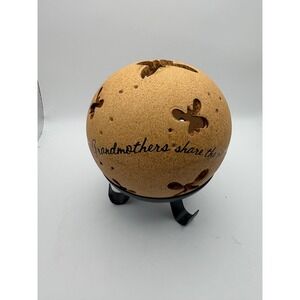 Comfort Candles Grandmother Butterfly Tea Light Holder with Metal Stand Gift Box